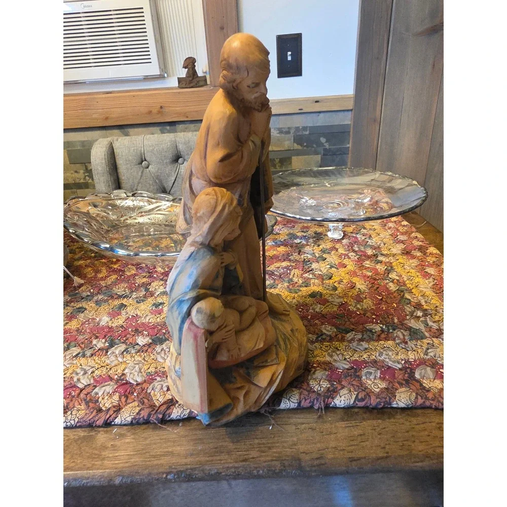 Fontanini Depose Italy Nativity Holy Family E Simonelli 800 Vintage 8.5in